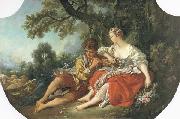 Francois Boucher Shepherd Piping to a Shepherdess oil painting picture wholesale